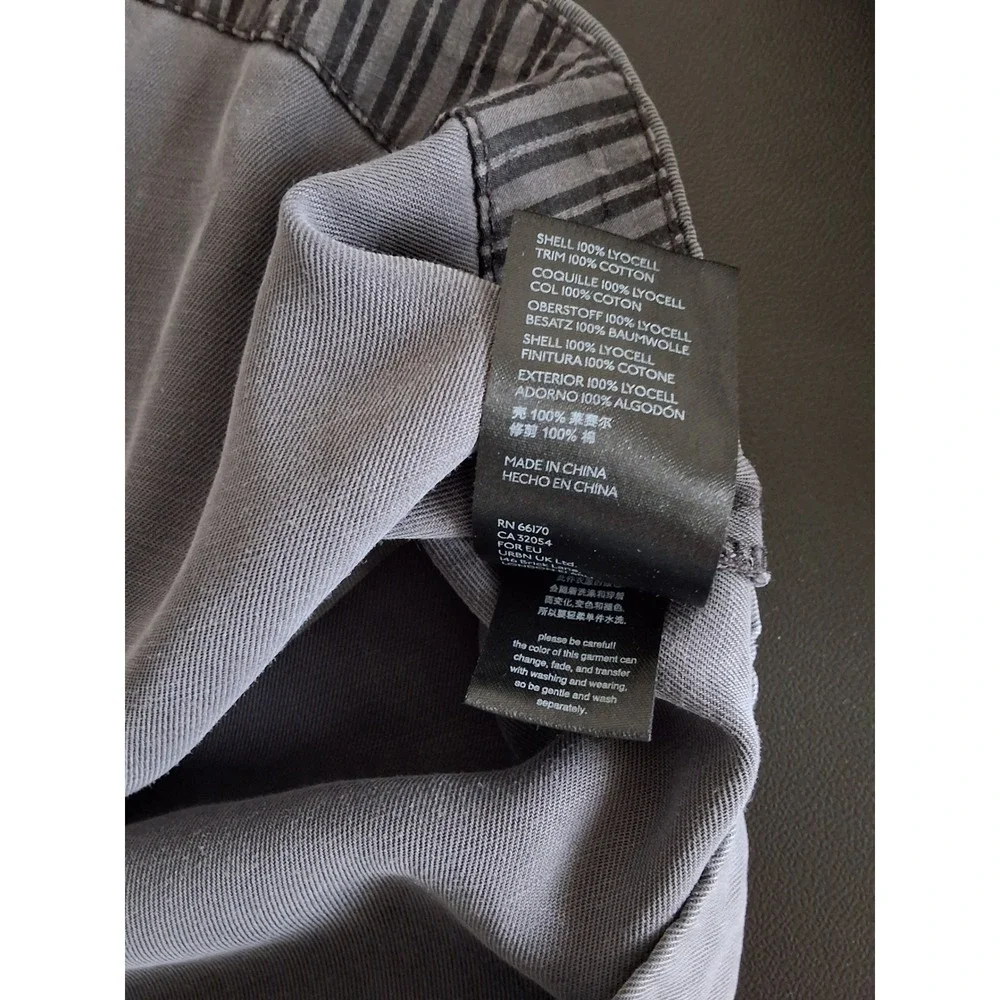 Anthropologie XL Klara Utility Drawstring‎ Cargo Pocket Skirt Dark Academia Prep - Picture 5 of 7